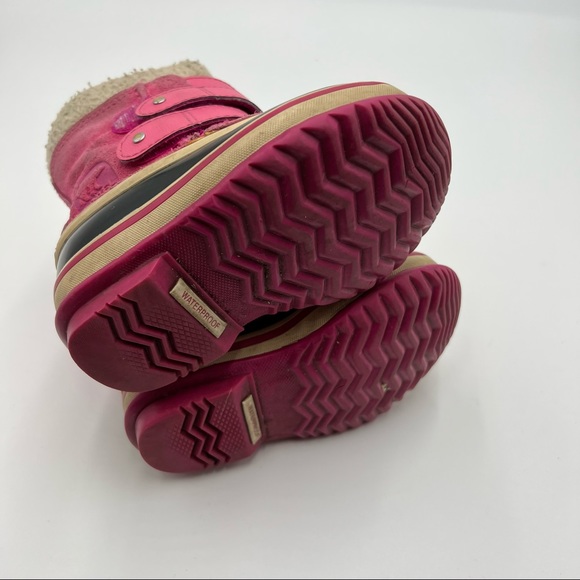 Sorel 1964 Pac Strap Kids Pink Winter Snow Boot Size 7 - Picture 4 of 6